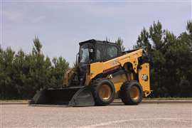 A minicarregadeira compacta Cat 270XE