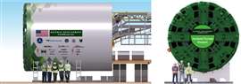 Représentation des tunneliers qui seront utilisés pour le projet du tunnel de l'Hudson, dans l'État de New York et le New Jersey. Image : Gateway Development Commission