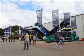 Le stand du groupe Wirtgen au salon NordBau de cette année. Image : Wirtgen Group