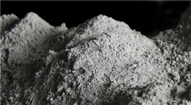 Powdered cement