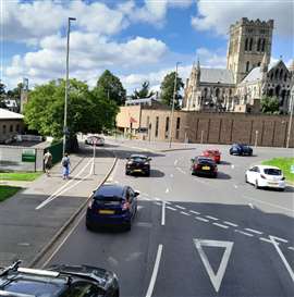 An image of a road in the UK