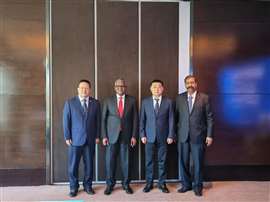 Delegates from XCMG and Dangote Group after signing the agreement