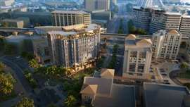 A rendering of the AED1.3 billion development plan in Dubai