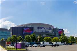 Xfinity Mobile Arena, sede de los Philadelphia Flyers y los 76ers en Filadelfia, Pensilvania, EE. UU. (Imagen: Marcus Jones vía AdobeStock - stock.adobe.com)