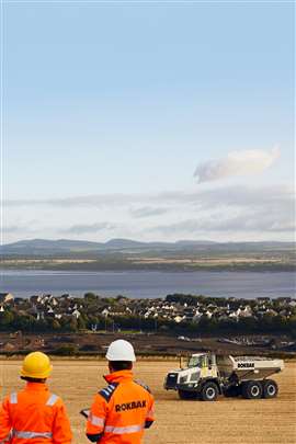 Rokbak's RA30 hauler undergoes testing with a heavy load