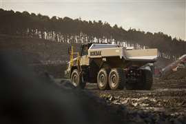 A Rokbak RA30 hauler