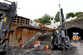 The SmartROC T35 BE electric concept rig from Eprioc is helping reduce emissions and noise while the Oslo metro is under expansio