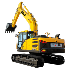 SDLG's E6215H has a fully electronically controlled hydraulic control system. (Image: SDLG)