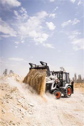 The B730 M-Series Backhoe Loader from Bobcat is designed for markets in the Middle East and Africa (MEA) and CIS regions.