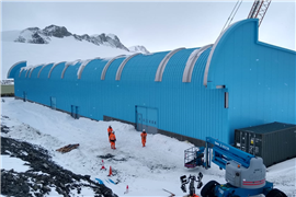 À quoi ressemble la construction en Antarctique ?