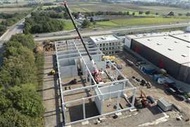 La costruzione del nuovo stabilimento tedesco di Develon procede rapidamente