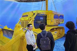 An excavator on the moon? Komatsu unveils concepts for lunar and underwater construction
