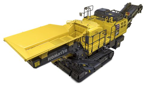 Komatsu BR380JG-3 mobile jaw crusher