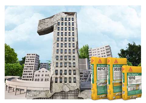 Sika UK MonoTop concrete repair range image