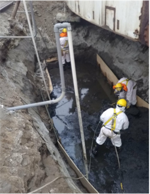 Sistema Wellpoint de Thompson Pump operando en Perú