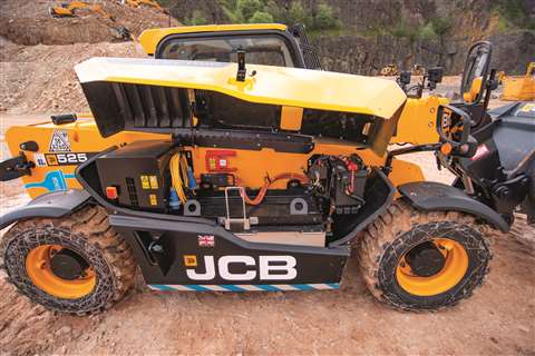 JCB 525-60E electric telehandler