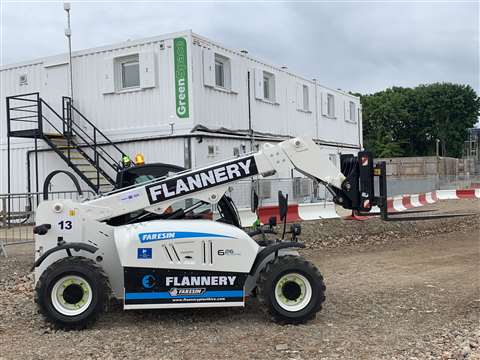 Flannery's Faresin electric telehandler