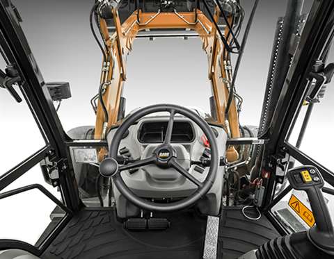 Case SV Series backhoe loader-cab