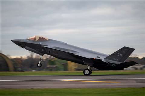 A US Air Force F-35A Lightning II U.S. Air Force photo by Senior Airman Koby I. Saunders