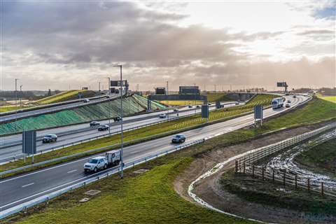 the A14 roadway in the UK