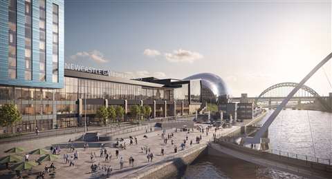 NewcastleGateshead Quays area design image