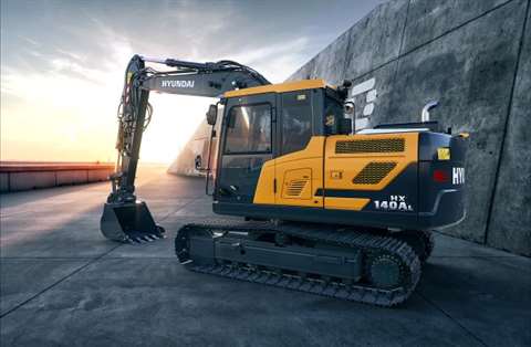 Hyundai Stage V HX140A L crawler excavator