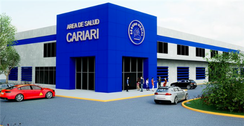 Representación artística del centro de salud de $15,25 millones que construirá IBT Group of Miami en Cariari, Costa Rica.
