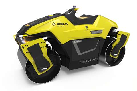 Bomag's Robomag machine
