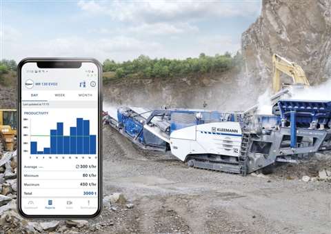 Spective Connect está disponible para las trituradoras de impacto MOBIREX MR 110/130(i) EVO2.