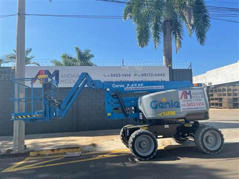 La primera híbrida Z45 FE de Genie en Brasil. 