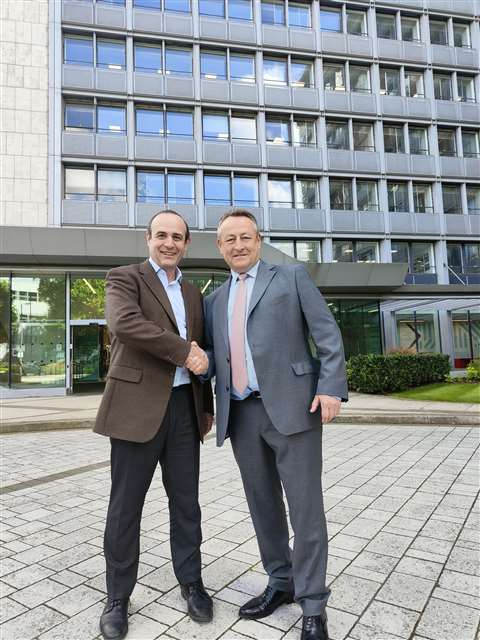 François Pogu, Managing Director at Vinci Construction Grands Projets and Steve Jordan, Co-Founder of HyperTunnel.