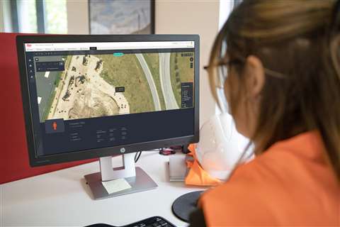 Lady on computer