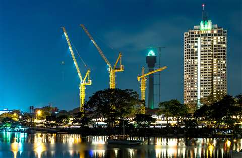 Colombo skyline, Sri Lanka