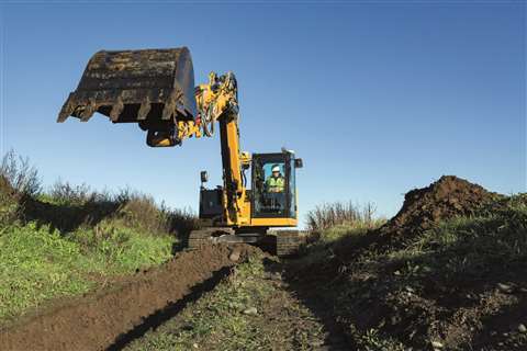 Construction equipment on site