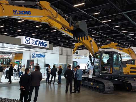 112 / 5.000 Resultados de traducción En el evento, en un stand de 1.500 m², XCMG Brasil presentó novedades para el sector de la construcción y minería.