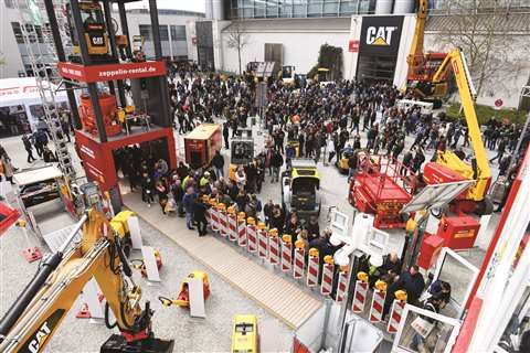 The outside of German trade show Bauma