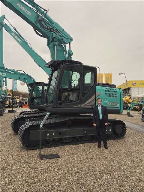 Makoto Kato, Kobelco Europe managing director.