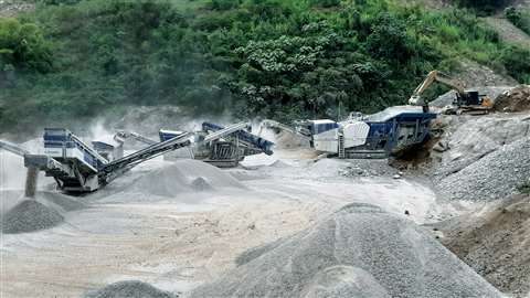La cadena de instalaciones PRO de Kleemann destaca en la piedra caliza.