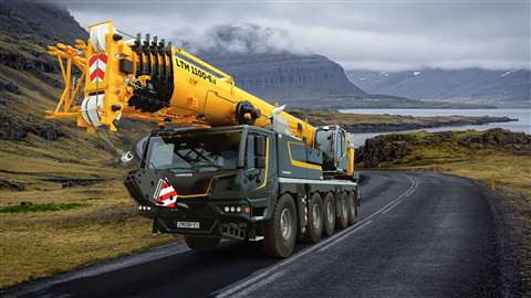 The LTM 1100-5.3 mobile crane