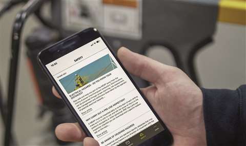 IPAF’s ePAL mobile app for MEWP operators.