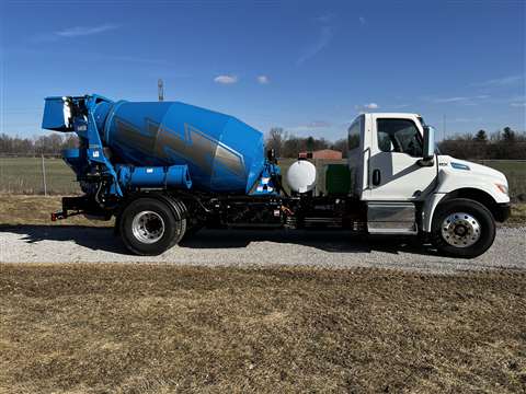 Terex Advance electric mini mixer truck 