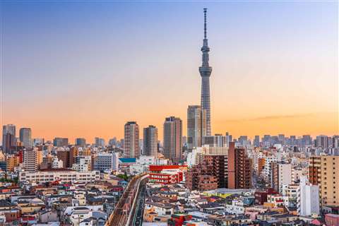 Tokyo, Japan, skyline 