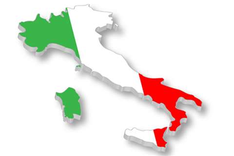 Italy map index
