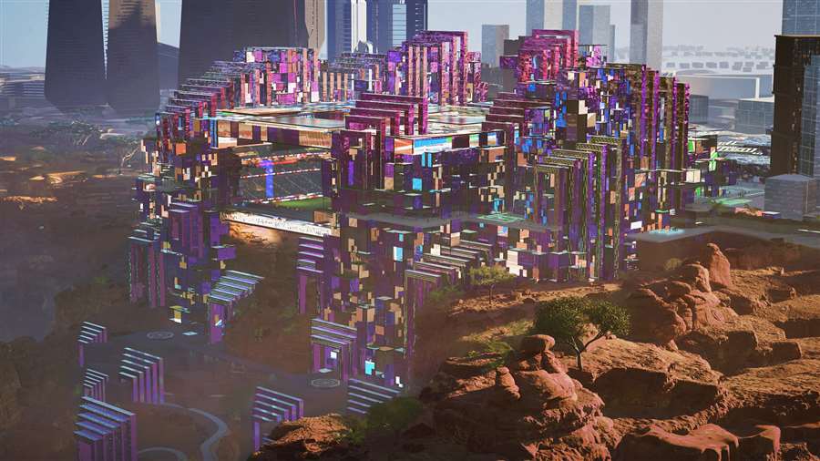 Design for Saudi Arabia’s World Cup stadium in Qiddiya City revealed