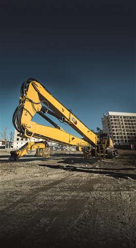 CAT 352UHD retrofit boom new TD