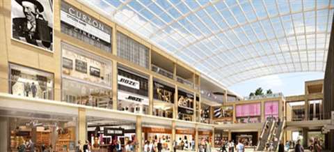 A computer generated image of how Westgate Shopping Centre will look