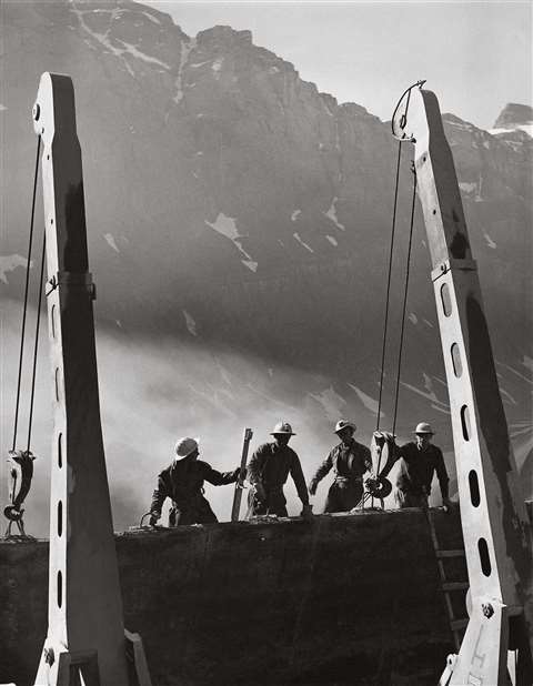GUGLIELMO CHIOLINI 1962 Impianto idroelettrico di Limmerboden - Svizzera