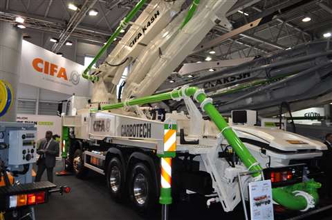 Cifa has launched its new Carbotech series of concrete pumps