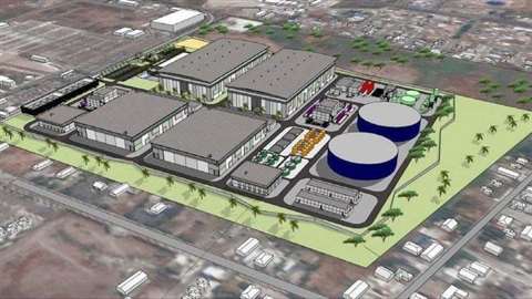 Rosarito beach desalination plant