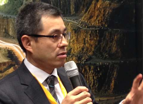 Dinggui Gao, president of Sandvik Construction.
